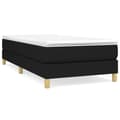 Miniatyrbillede 2 af 10: vidaXL sengeramme 90x200 cm stof sort