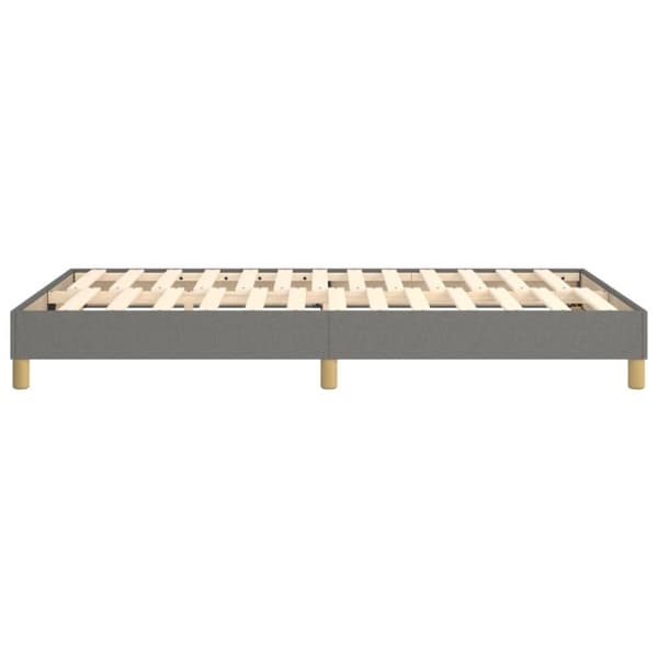 vidaXL sengeramme 120x200 cm stof mørkegrå
