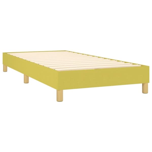 vidaXL Ramsäng grön 100x200 cm tyg