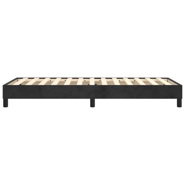 vidaXL Sängram svart 100x200 cm sammet