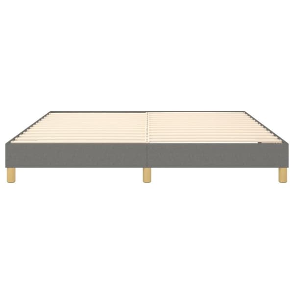 vidaXL sengeramme 180x200 cm stof mørkegrå