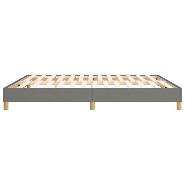 vidaXL sengeramme 180x200 cm stof mørkegrå