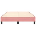 Miniatyrbillede 5 af 10: vidaXL sengeramme 120x200 cm fløjl pink