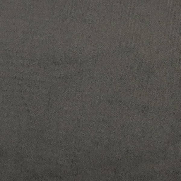 vidaXL sengeramme til kontinentalseng 140x200 cm fløjl mørkegrå