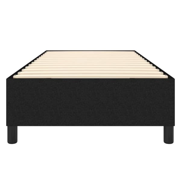 vidaXL sengeramme 90x200 cm stof sort