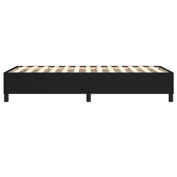 vidaXL sengeramme 90x200 cm stof sort