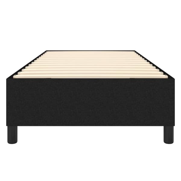 vidaXL sengeramme til kontinentalseng 100x200 cm stof sort