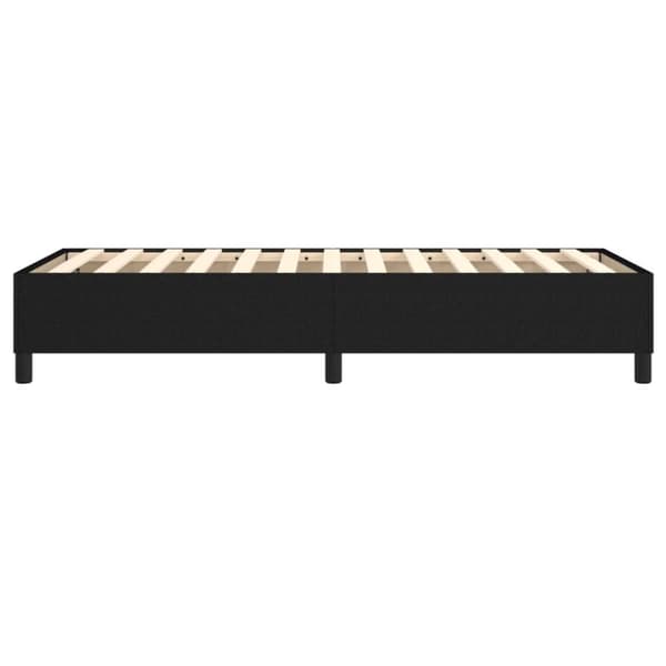 vidaXL sengeramme til kontinentalseng 100x200 cm stof sort