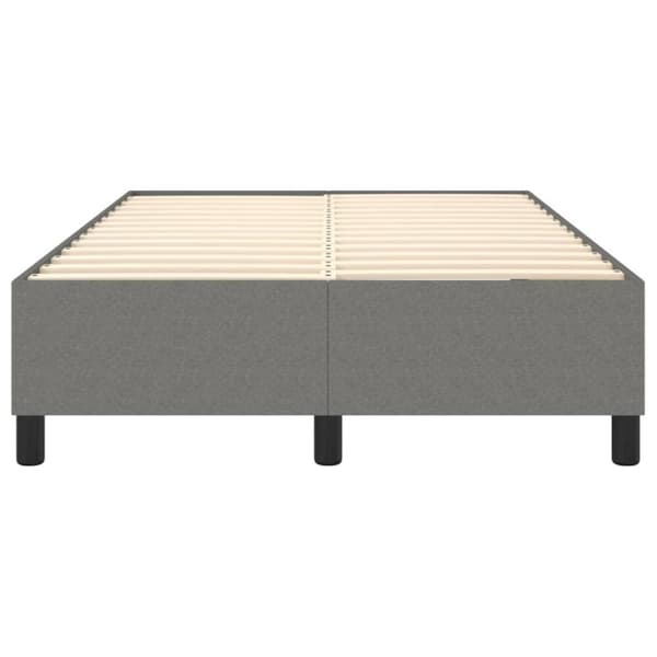 vidaXL sengeramme 120x200 cm stof mørkegrå
