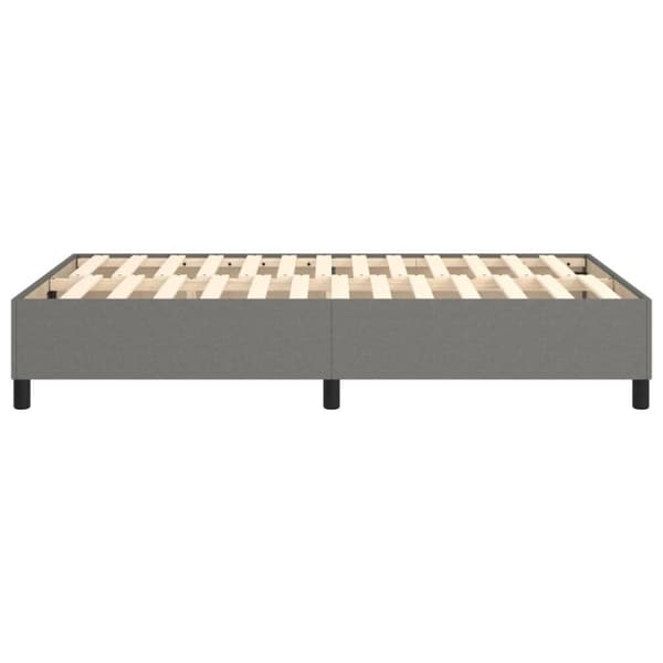 vidaXL sengeramme 120x200 cm stof mørkegrå