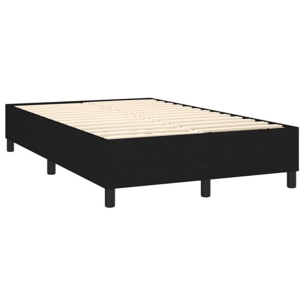 vidaXL sengeramme 120x200 cm stof sort