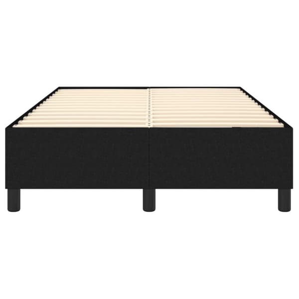 vidaXL sengeramme 120x200 cm stof sort