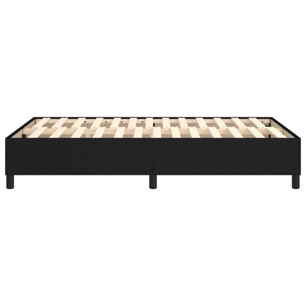 vidaXL sengeramme 120x200 cm stof sort