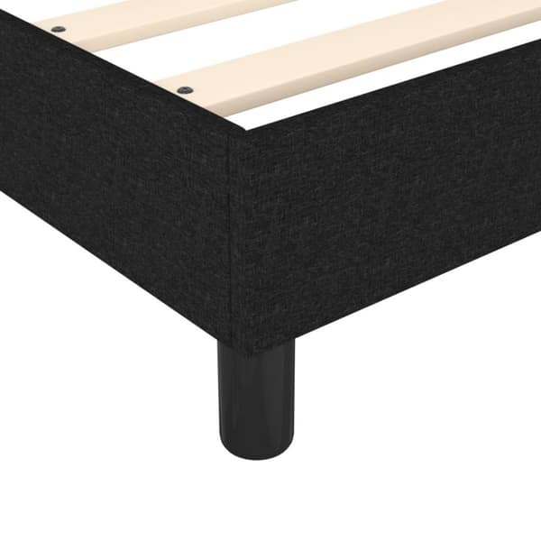 vidaXL sengeramme 120x200 cm stof sort