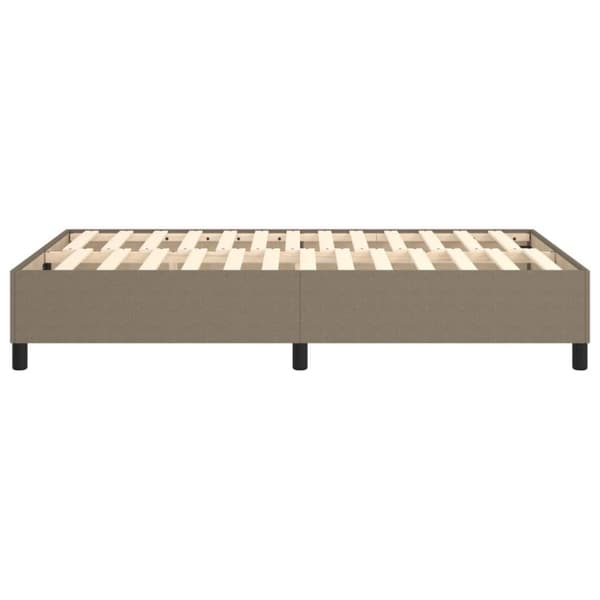 vidaXL sengeramme 120x200 cm stof gråbrun