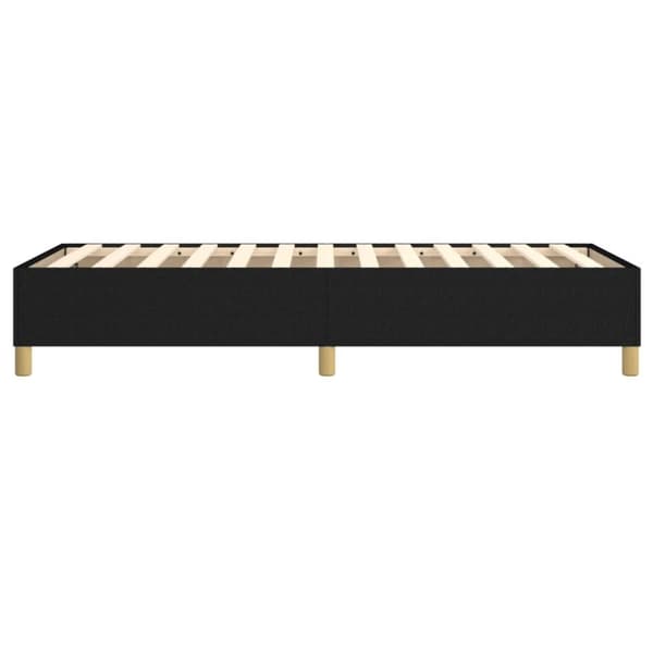 vidaXL Sängram svart 100x200 cm tyg