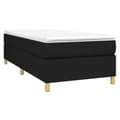 Miniatyrbillede 3 af 10: vidaXL sengeramme 90x200 cm stof sort