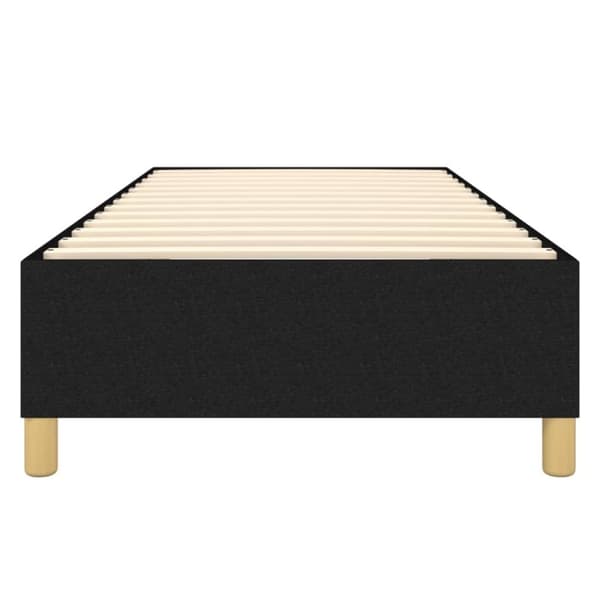 vidaXL sengeramme 90x200 cm stof sort
