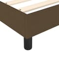 Miniatyrbillede 7 af 9: vidaXL sengeramme til kontinentalseng 180x200 cm stof mørkebrun