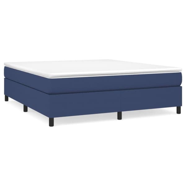 vidaXL sengeramme 180x200 cm stof blå