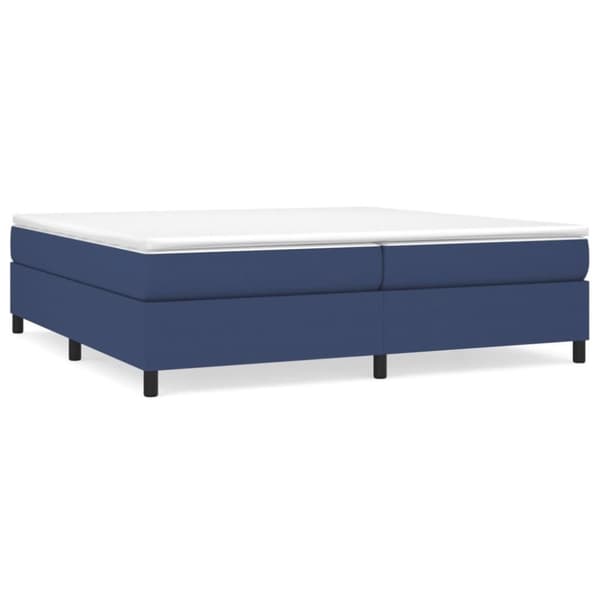 vidaXL sengeramme 200x200 cm stof blå