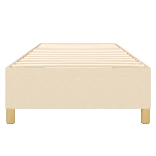 vidaXL sengeramme 80x200 cm stof cremefarvet
