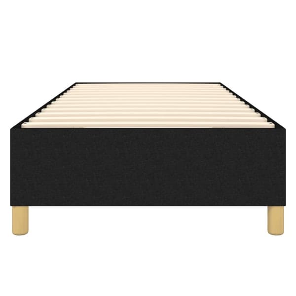 vidaXL sengeramme til kontinentalseng 80x200 cm stof sort