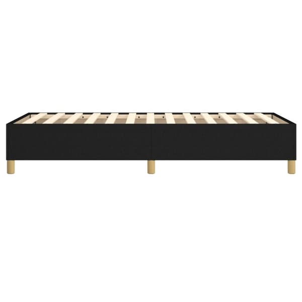 vidaXL sengeramme til kontinentalseng 80x200 cm stof sort