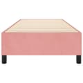 Miniatyrbillede 5 af 9: vidaXL sengeramme til kontinentalseng 90x200 cm fløjl pink