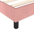 Miniatyrbillede 7 af 9: vidaXL sengeramme til kontinentalseng 90x200 cm fløjl pink