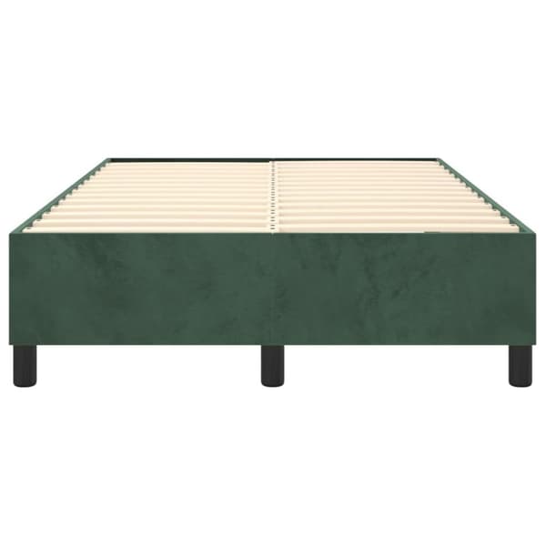 vidaXL Ramsäng mörkgrön 120x200 cm sammet