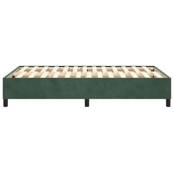 vidaXL Ramsäng mörkgrön 120x200 cm sammet