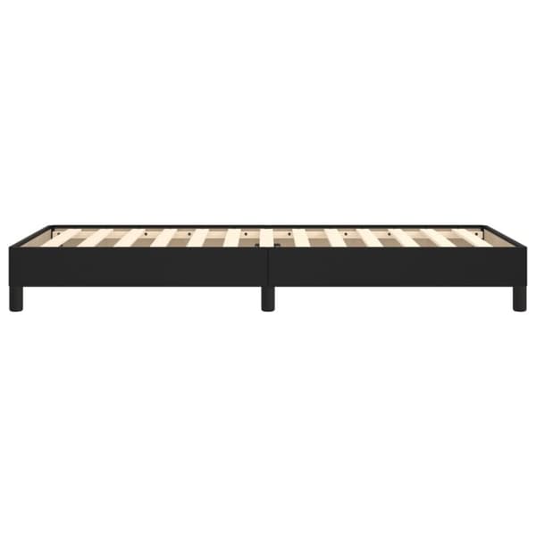 vidaXL sengeramme 80x200 cm kunstlæder sort