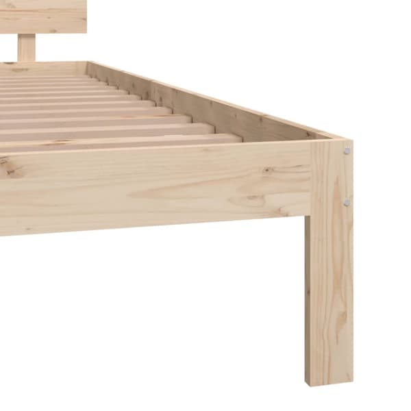 vidaXL sengeramme 180x200 cm massivt fyrretræ