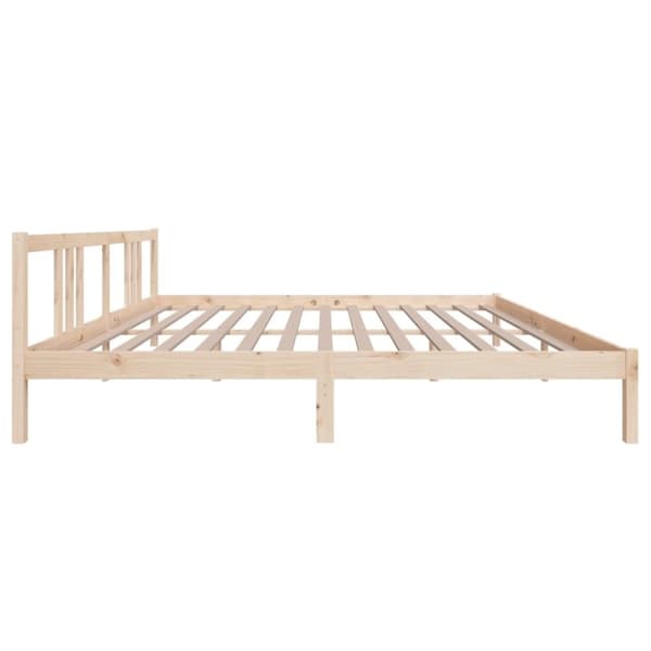 vidaXL sengeramme 200x200 cm massivt træ