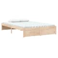 Miniatyrbillede 3 af 11: vidaXL sengeramme 120x200 cm massivt træ
