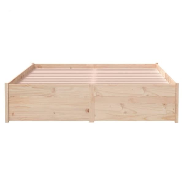 vidaXL sengeramme 120x200 cm massivt træ