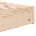 Miniatyrbillede 6 af 11: vidaXL sengeramme 120x200 cm massivt træ