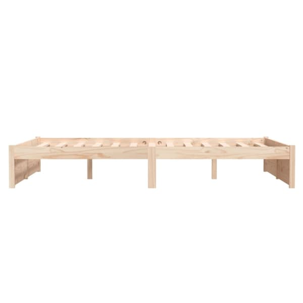 vidaXL sengeramme 120x200 cm massivt træ