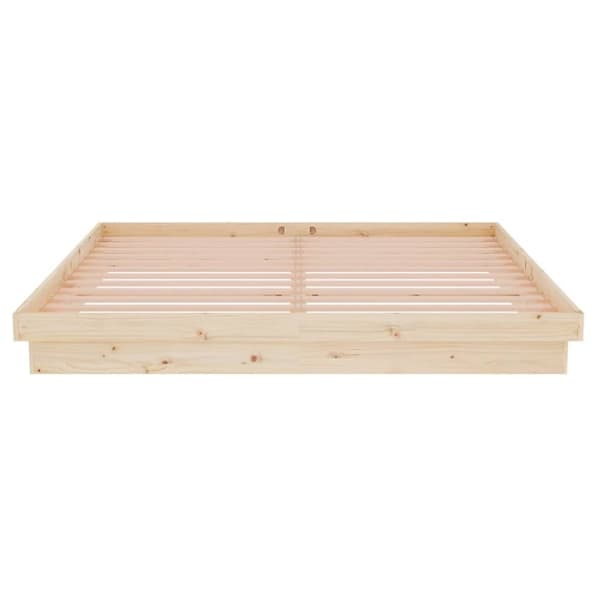 vidaXL sengeramme 180x200 cm massivt fyrretræ