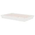 Miniatyrbillede 3 af 10: vidaXL sengeramme 120x190 cm Small Double massivt træ hvid