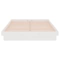 Miniatyrbillede 4 af 10: vidaXL sengeramme 120x190 cm Small Double massivt træ hvid