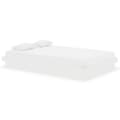 Miniatyrbillede 1 af 10: vidaXL sengeramme 120x190 cm Small Double massivt træ hvid