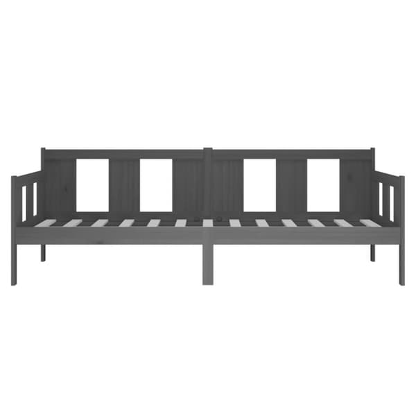 vidaXL Sohvasänky harmaa täysi mänty 80x200 cm