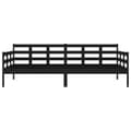 Miniatyrbillede 10 af 11: vidaXL daybed 90x200 cm massivt fyrretræ sort