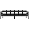 Miniatyrbillede 6 af 11: vidaXL daybed 80x200 cm massivt fyrretræ sort