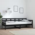 Miniatyrbillede 9 af 11: vidaXL daybed 80x200 cm massivt fyrretræ sort