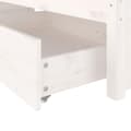 Miniatyrbillede 7 af 11: vidaXL sengeramme med skuffer 120x190 cm Small Double hvid