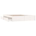 Miniatyrbillede 11 af 11: vidaXL sengeramme med skuffer 120x190 cm Small Double hvid