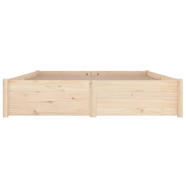 vidaXL sengeramme med skuffer 135x190 cm dobbelt
